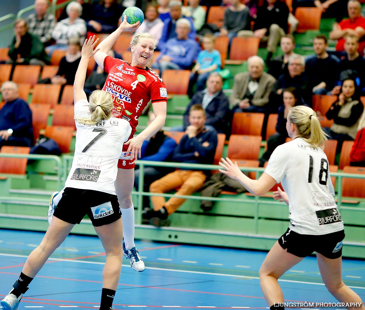 Skövde HF-Lugi HF 1/4-final 4 26-17,dam,Arena Skövde,Skövde,Sverige,Handboll,,2015,109741