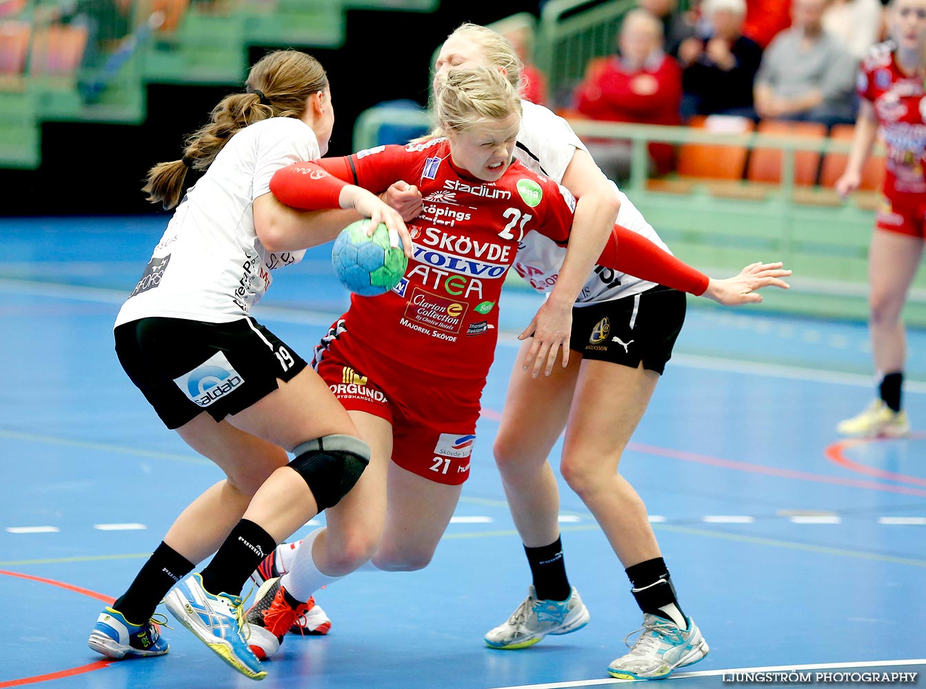 Skövde HF-Lugi HF 1/4-final 4 26-17,dam,Arena Skövde,Skövde,Sverige,Handboll,,2015,109743