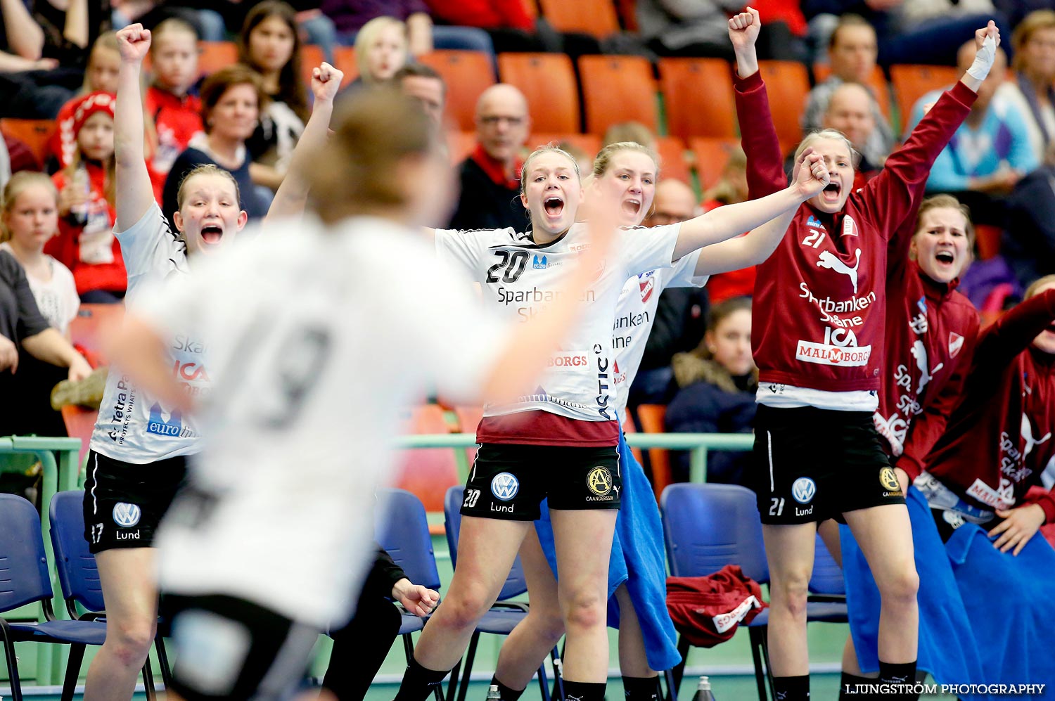 Skövde HF-Lugi HF 1/4-final 4 26-17,dam,Arena Skövde,Skövde,Sverige,Handboll,,2015,109785