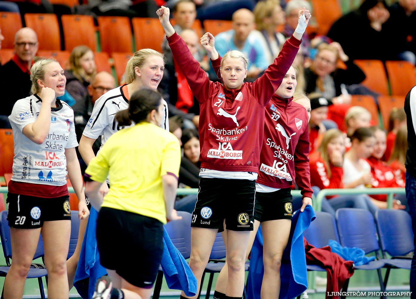 Skövde HF-Lugi HF 1/4-final 4 26-17,dam,Arena Skövde,Skövde,Sverige,Handboll,,2015,109787