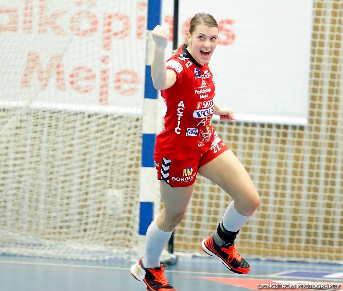 Skövde HF-Lugi HF 1/4-final 4 26-17,dam,Arena Skövde,Skövde,Sverige,Handboll,,2015,109797