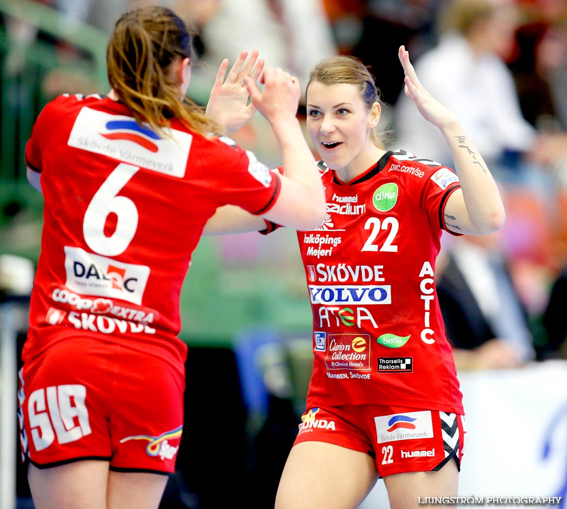 Skövde HF-Lugi HF 1/4-final 4 26-17,dam,Arena Skövde,Skövde,Sverige,Handboll,,2015,109803