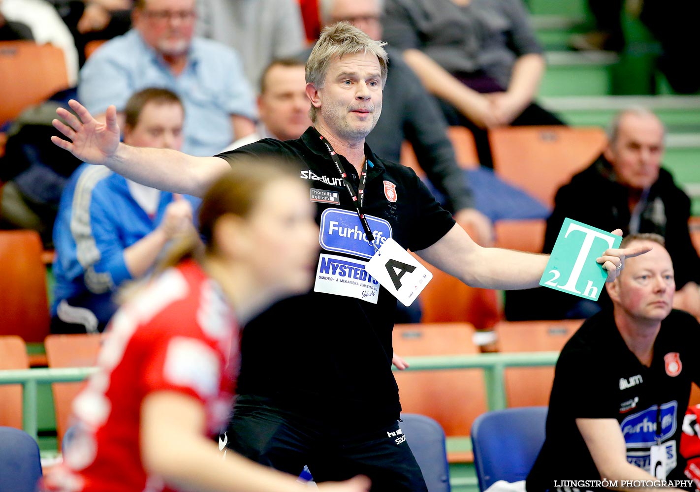 Skövde HF-Lugi HF 1/4-final 4 26-17,dam,Arena Skövde,Skövde,Sverige,Handboll,,2015,109804