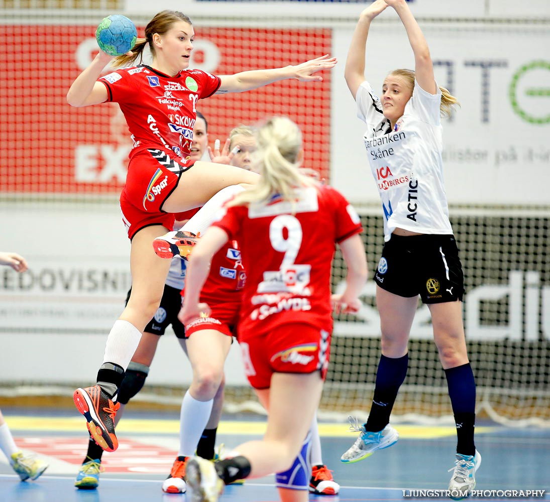 Skövde HF-Lugi HF 1/4-final 4 26-17,dam,Arena Skövde,Skövde,Sverige,Handboll,,2015,109808