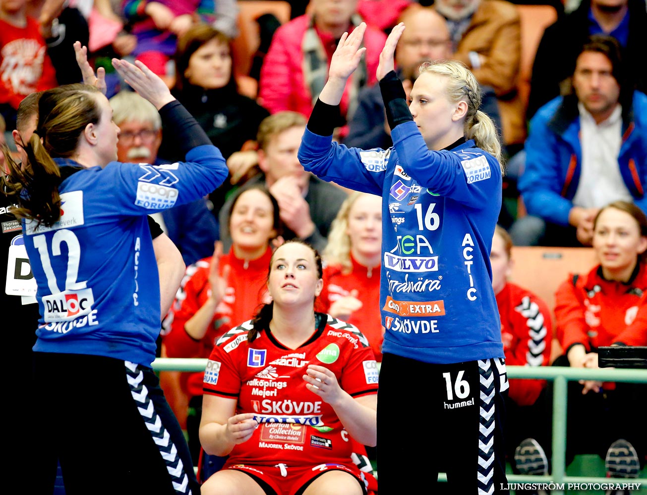 Skövde HF-Lugi HF 1/4-final 4 26-17,dam,Arena Skövde,Skövde,Sverige,Handboll,,2015,109813