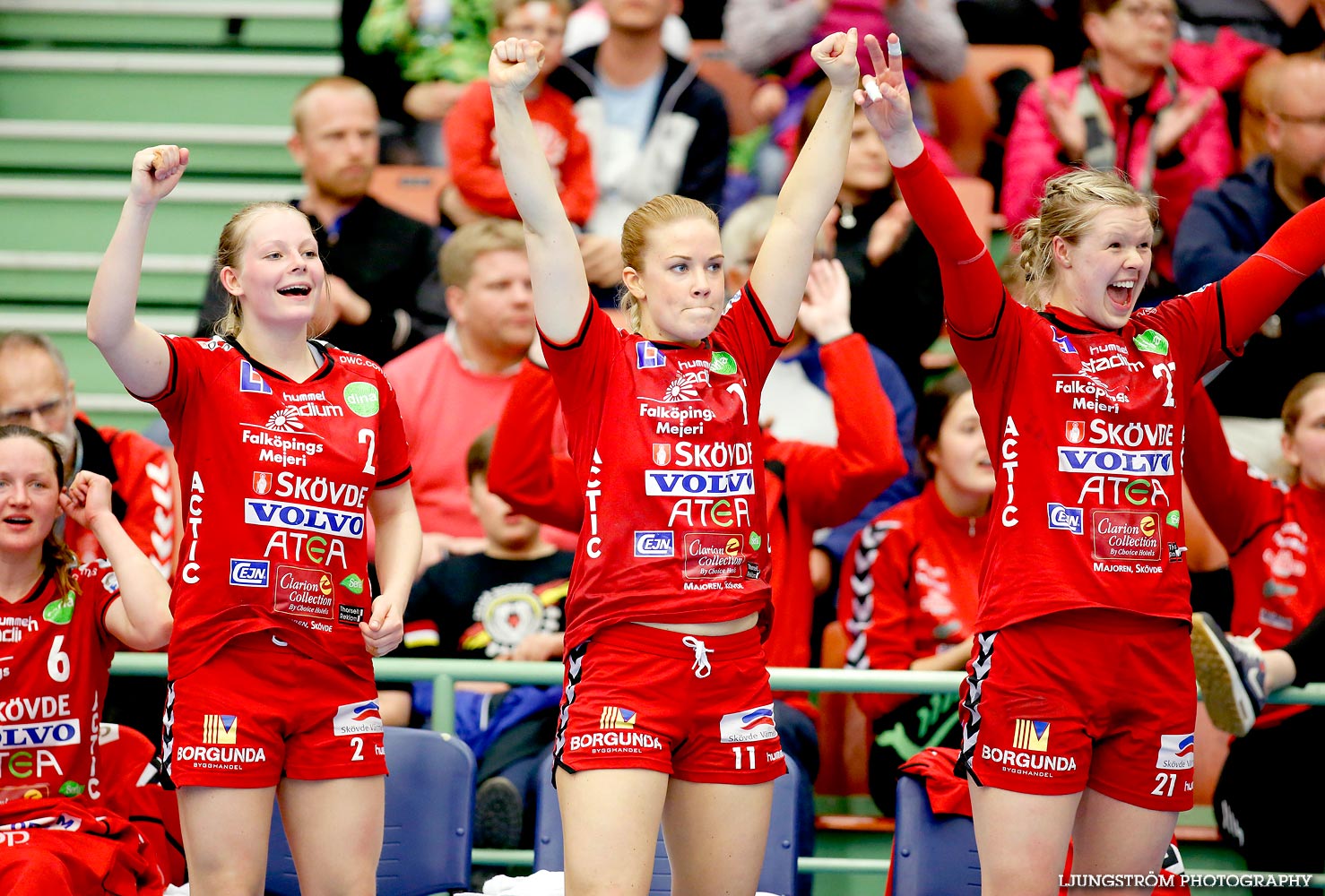 Skövde HF-Lugi HF 1/4-final 4 26-17,dam,Arena Skövde,Skövde,Sverige,Handboll,,2015,109825