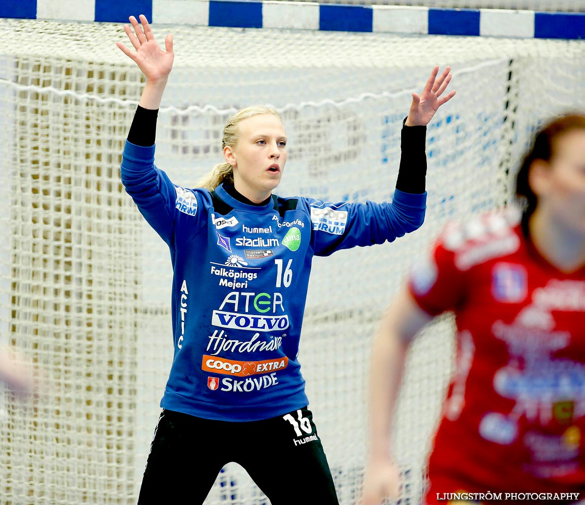 Skövde HF-Lugi HF 1/4-final 4 26-17,dam,Arena Skövde,Skövde,Sverige,Handboll,,2015,109828