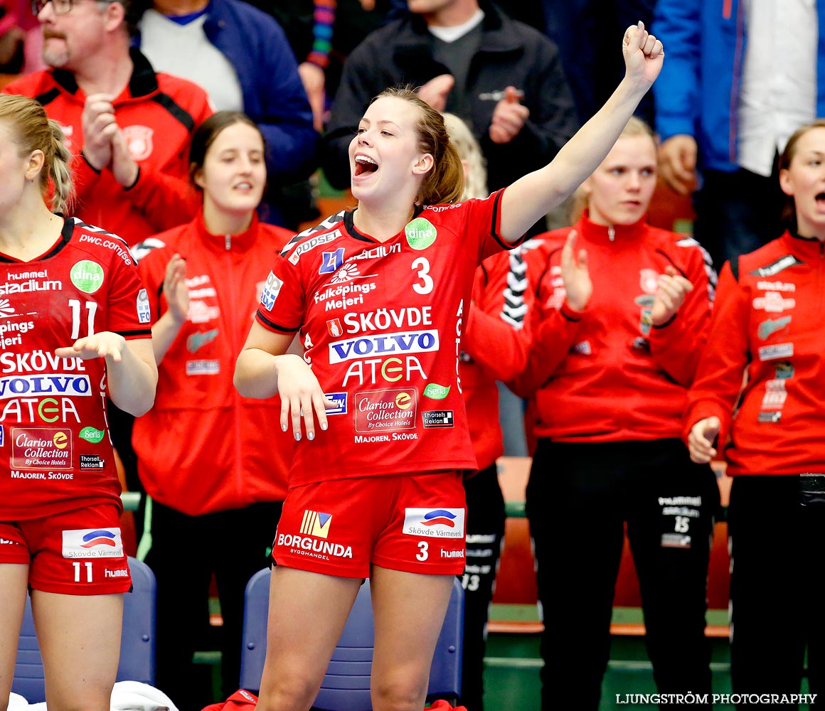 Skövde HF-Lugi HF 1/4-final 4 26-17,dam,Arena Skövde,Skövde,Sverige,Handboll,,2015,109842