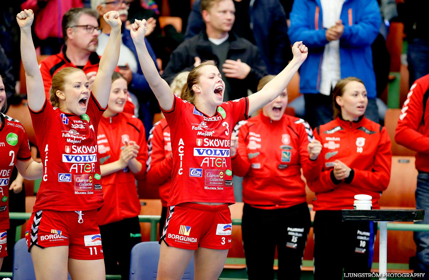 Skövde HF-Lugi HF 1/4-final 4 26-17,dam,Arena Skövde,Skövde,Sverige,Handboll,,2015,109843