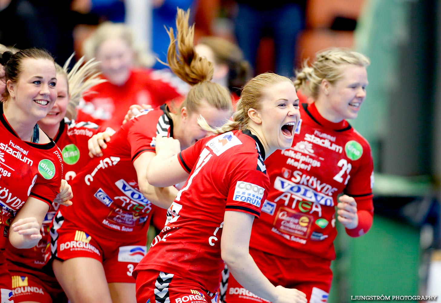 Skövde HF-Lugi HF 1/4-final 4 26-17,dam,Arena Skövde,Skövde,Sverige,Handboll,,2015,109848