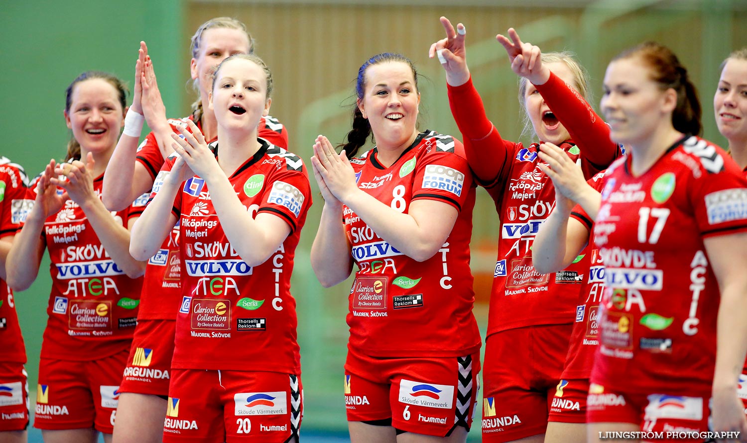 Skövde HF-Lugi HF 1/4-final 4 26-17,dam,Arena Skövde,Skövde,Sverige,Handboll,,2015,109850