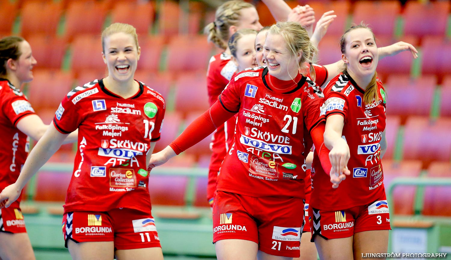 Skövde HF-Lugi HF 1/4-final 4 26-17,dam,Arena Skövde,Skövde,Sverige,Handboll,,2015,109853