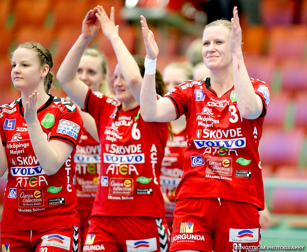 Skövde HF-Lugi HF 1/4-final 4 26-17,dam,Arena Skövde,Skövde,Sverige,Handboll,,2015,109854