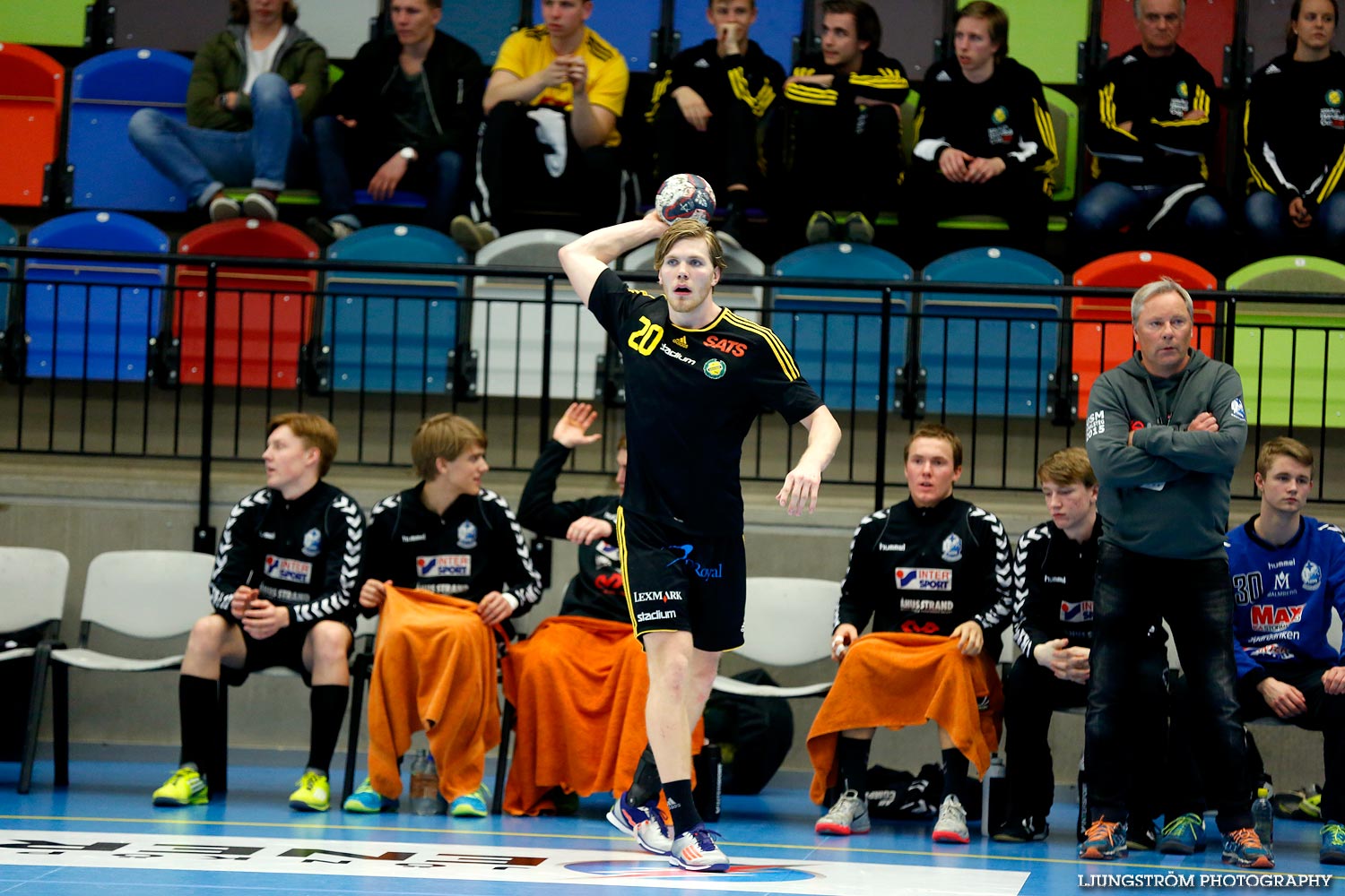 Ungdoms-SM Steg 5 Herrjuniorer IK Sävehof-IFK Kristianstad,herr,Idrottshuset,Jönköping,Sverige,USM Steg 5 2015,Ungdoms-SM,2015,110308