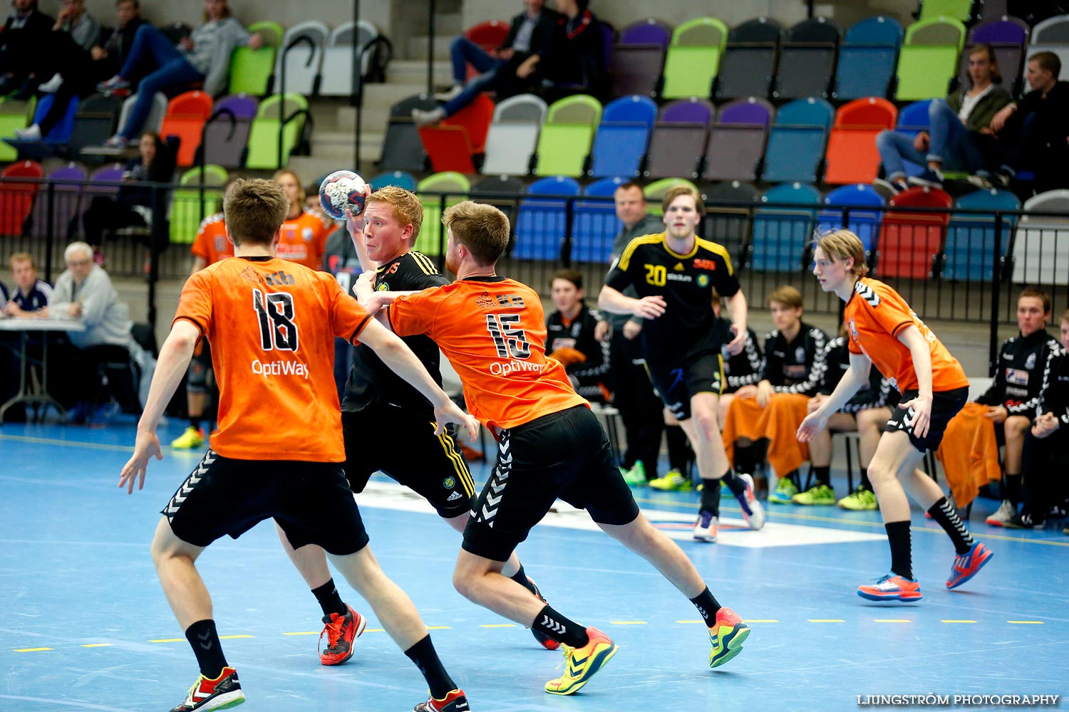 Ungdoms-SM Steg 5 Herrjuniorer IK Sävehof-IFK Kristianstad,herr,Idrottshuset,Jönköping,Sverige,USM Steg 5 2015,Ungdoms-SM,2015,110337