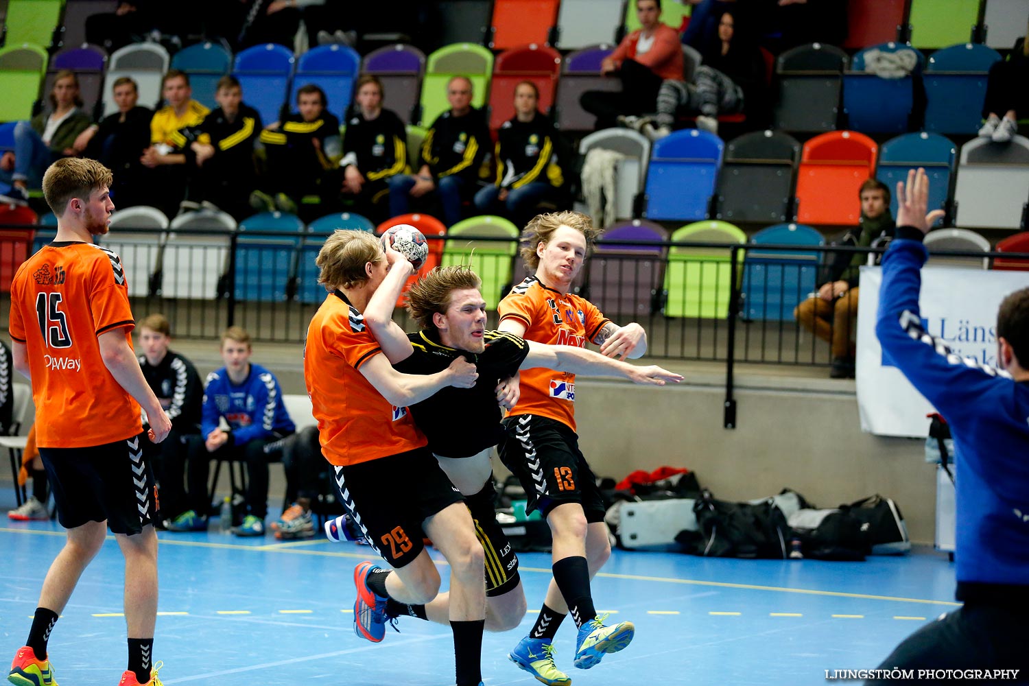 Ungdoms-SM Steg 5 Herrjuniorer IK Sävehof-IFK Kristianstad,herr,Idrottshuset,Jönköping,Sverige,USM Steg 5 2015,Ungdoms-SM,2015,110345