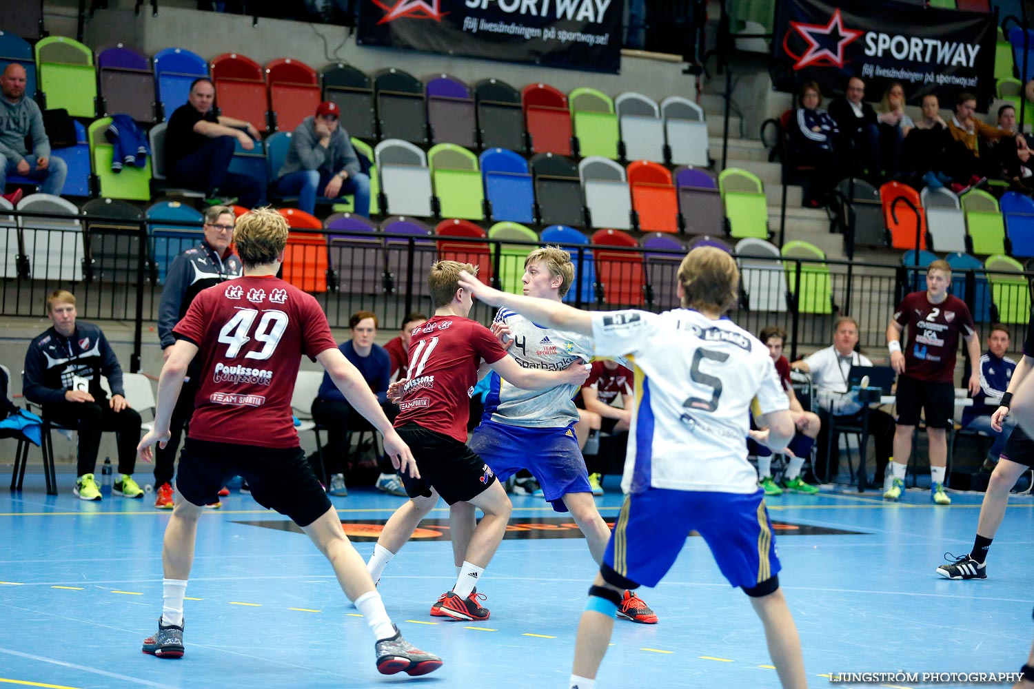 Ungdoms-SM Steg 5 Pojkar A 1/2-final Ystads IF HF-Lugi HF,herr,Idrottshuset,Jönköping,Sverige,USM Steg 5 2015,Ungdoms-SM,2015,112395