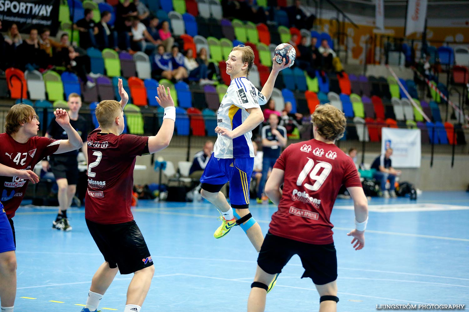 Ungdoms-SM Steg 5 Pojkar A 1/2-final Ystads IF HF-Lugi HF,herr,Idrottshuset,Jönköping,Sverige,USM Steg 5 2015,Ungdoms-SM,2015,112413