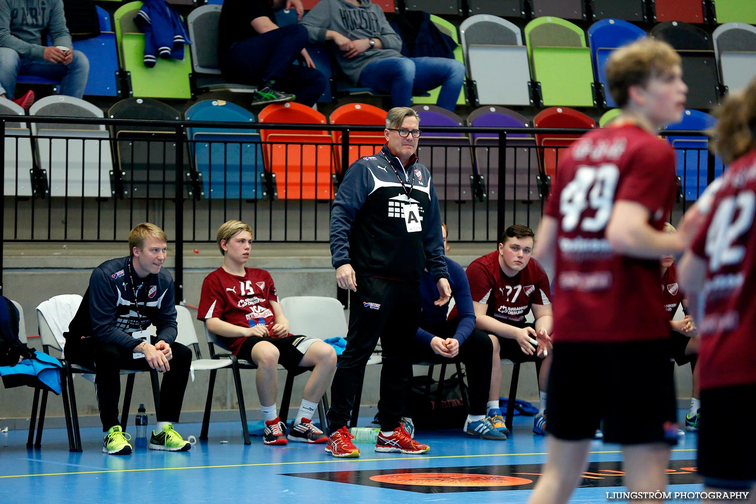 Ungdoms-SM Steg 5 Pojkar A 1/2-final Ystads IF HF-Lugi HF,herr,Idrottshuset,Jönköping,Sverige,USM Steg 5 2015,Ungdoms-SM,2015,112417