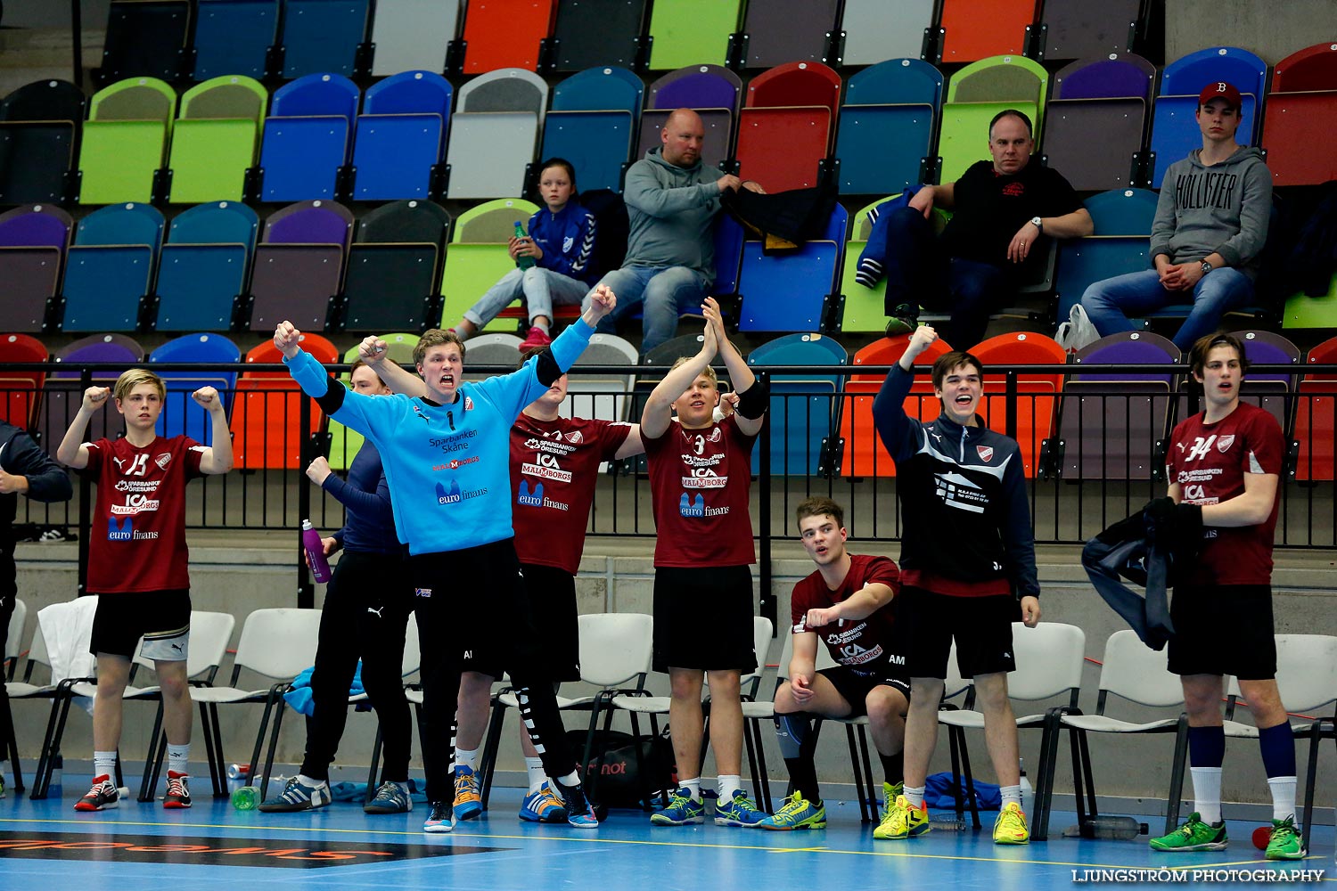 Ungdoms-SM Steg 5 Pojkar A 1/2-final Ystads IF HF-Lugi HF,herr,Idrottshuset,Jönköping,Sverige,USM Steg 5 2015,Ungdoms-SM,2015,112438