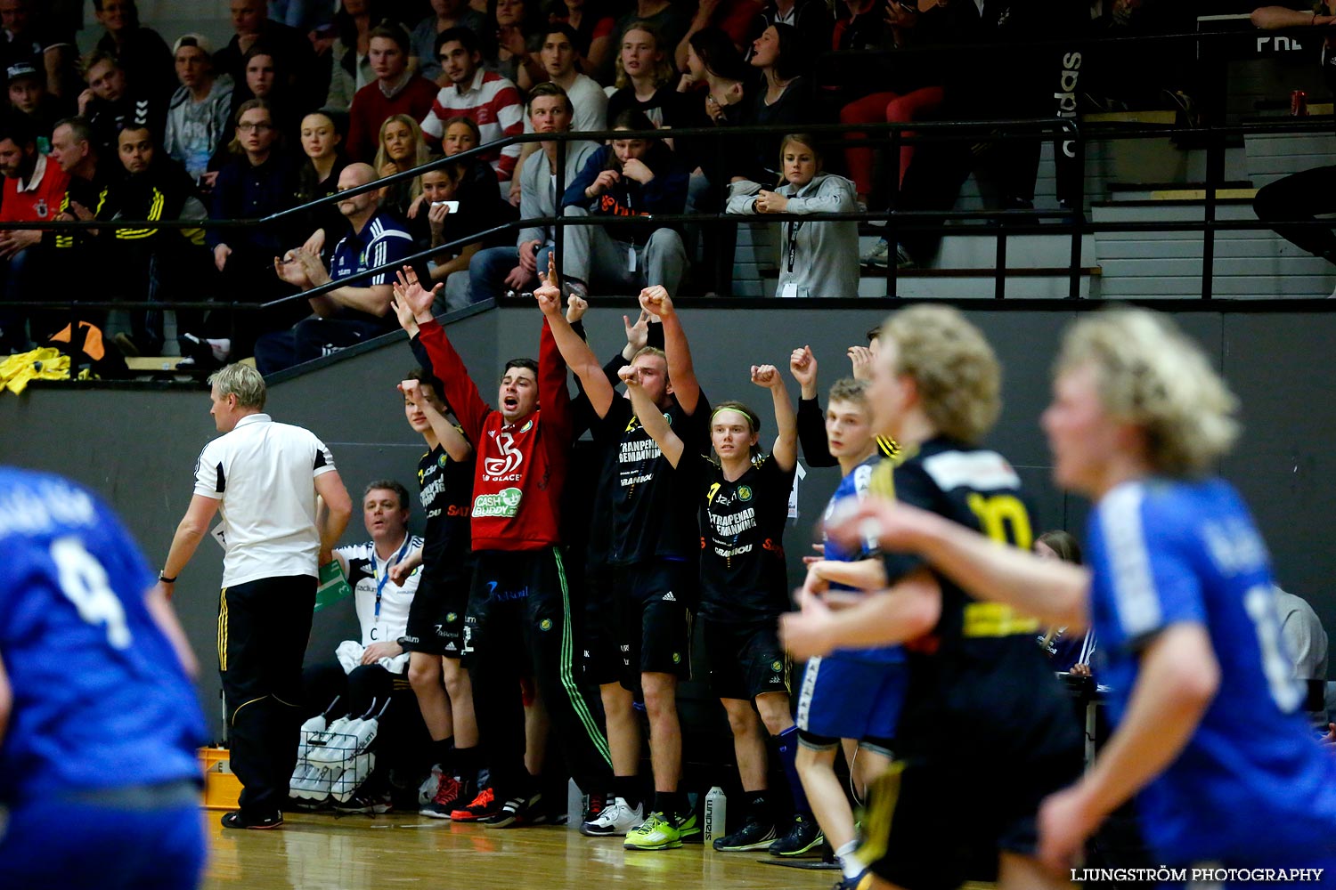 Ungdoms-SM Steg 5 Pojkar A 1/2-final IK Sävehof-H43 Lund,herr,Idrottshuset,Jönköping,Sverige,USM Steg 5 2015,Ungdoms-SM,2015,112521