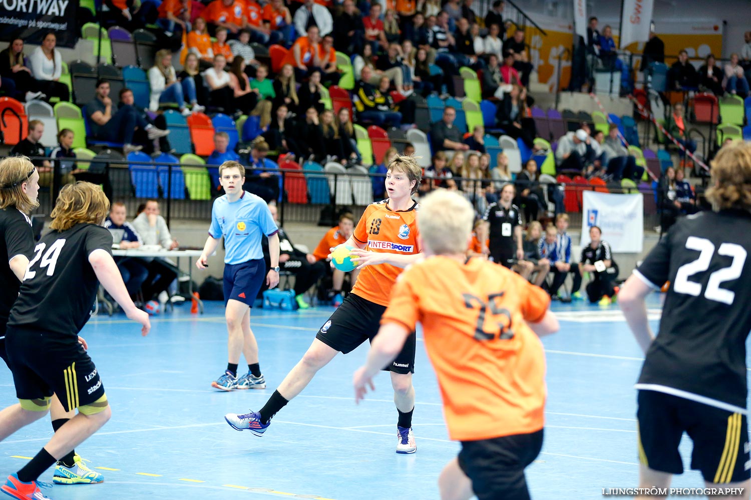 Ungdoms-SM Steg 5 Pojkar B SM-FINAL IFK Kristianstad-IK Sävehof,herr,Idrottshuset,Jönköping,Sverige,USM Steg 5 2015,Ungdoms-SM,2015,112552