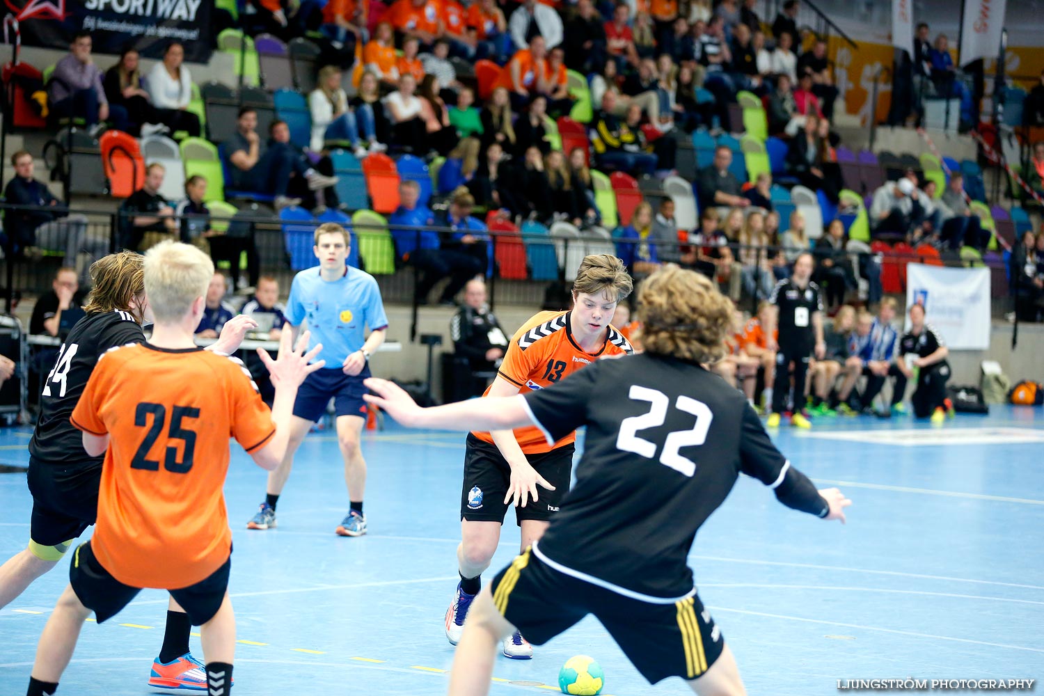 Ungdoms-SM Steg 5 Pojkar B SM-FINAL IFK Kristianstad-IK Sävehof,herr,Idrottshuset,Jönköping,Sverige,USM Steg 5 2015,Ungdoms-SM,2015,112553