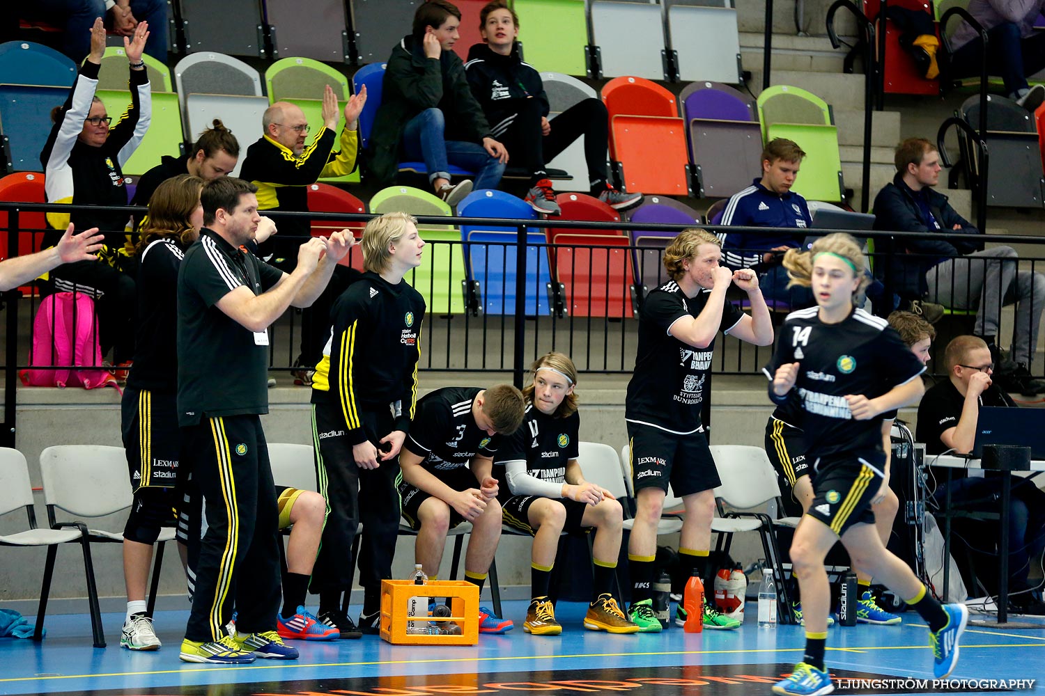 Ungdoms-SM Steg 5 Pojkar B SM-FINAL IFK Kristianstad-IK Sävehof,herr,Idrottshuset,Jönköping,Sverige,USM Steg 5 2015,Ungdoms-SM,2015,112569