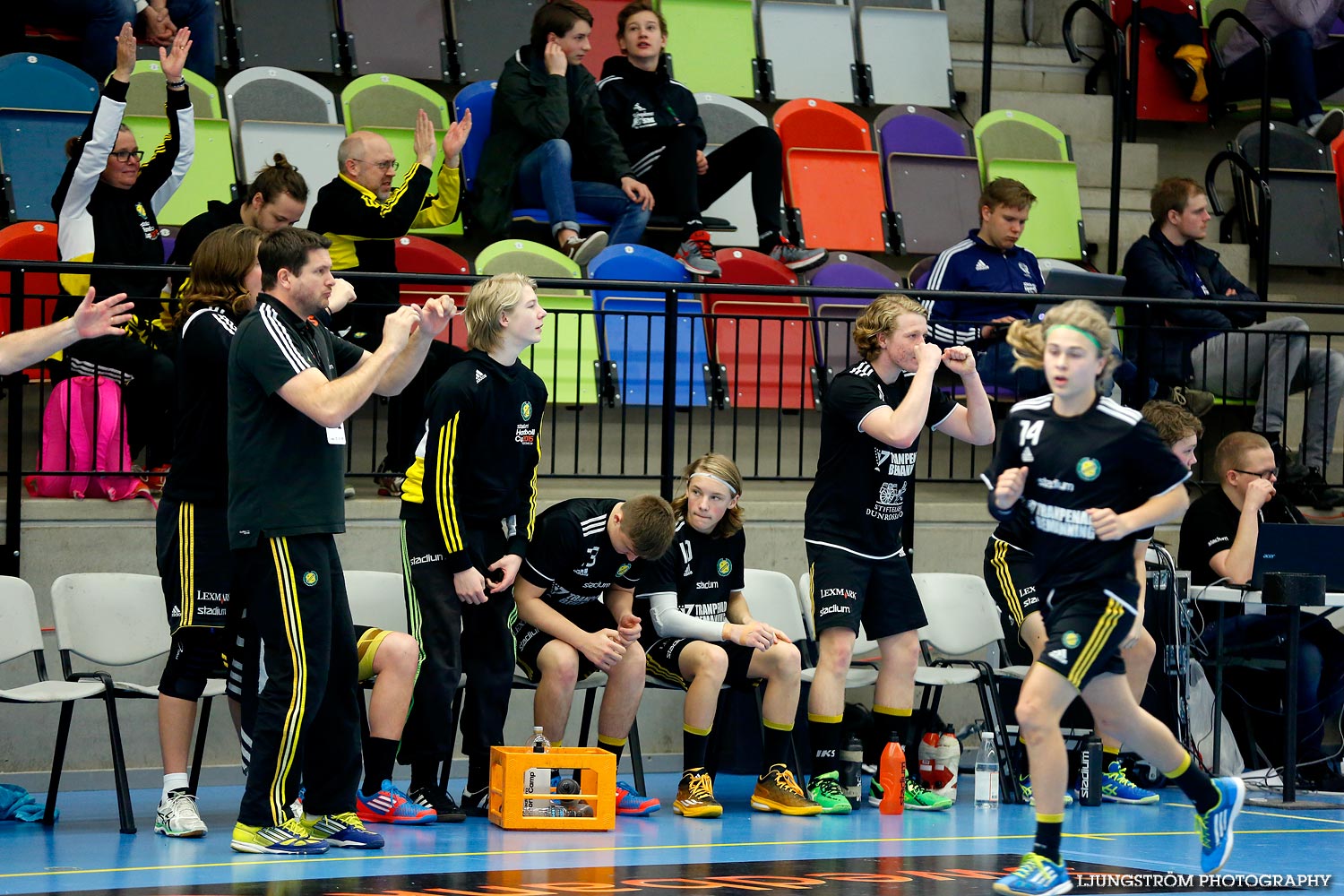 Ungdoms-SM Steg 5 Pojkar B SM-FINAL IFK Kristianstad-IK Sävehof,herr,Idrottshuset,Jönköping,Sverige,USM Steg 5 2015,Ungdoms-SM,2015,112569