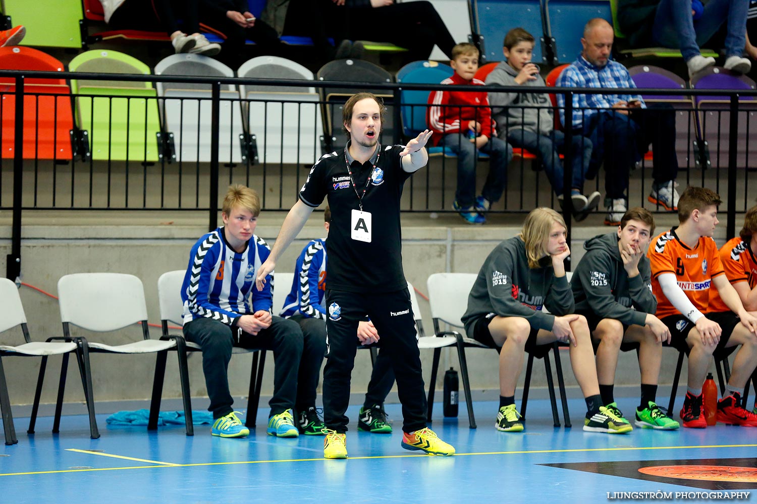 Ungdoms-SM Steg 5 Pojkar B SM-FINAL IFK Kristianstad-IK Sävehof,herr,Idrottshuset,Jönköping,Sverige,USM Steg 5 2015,Ungdoms-SM,2015,112600