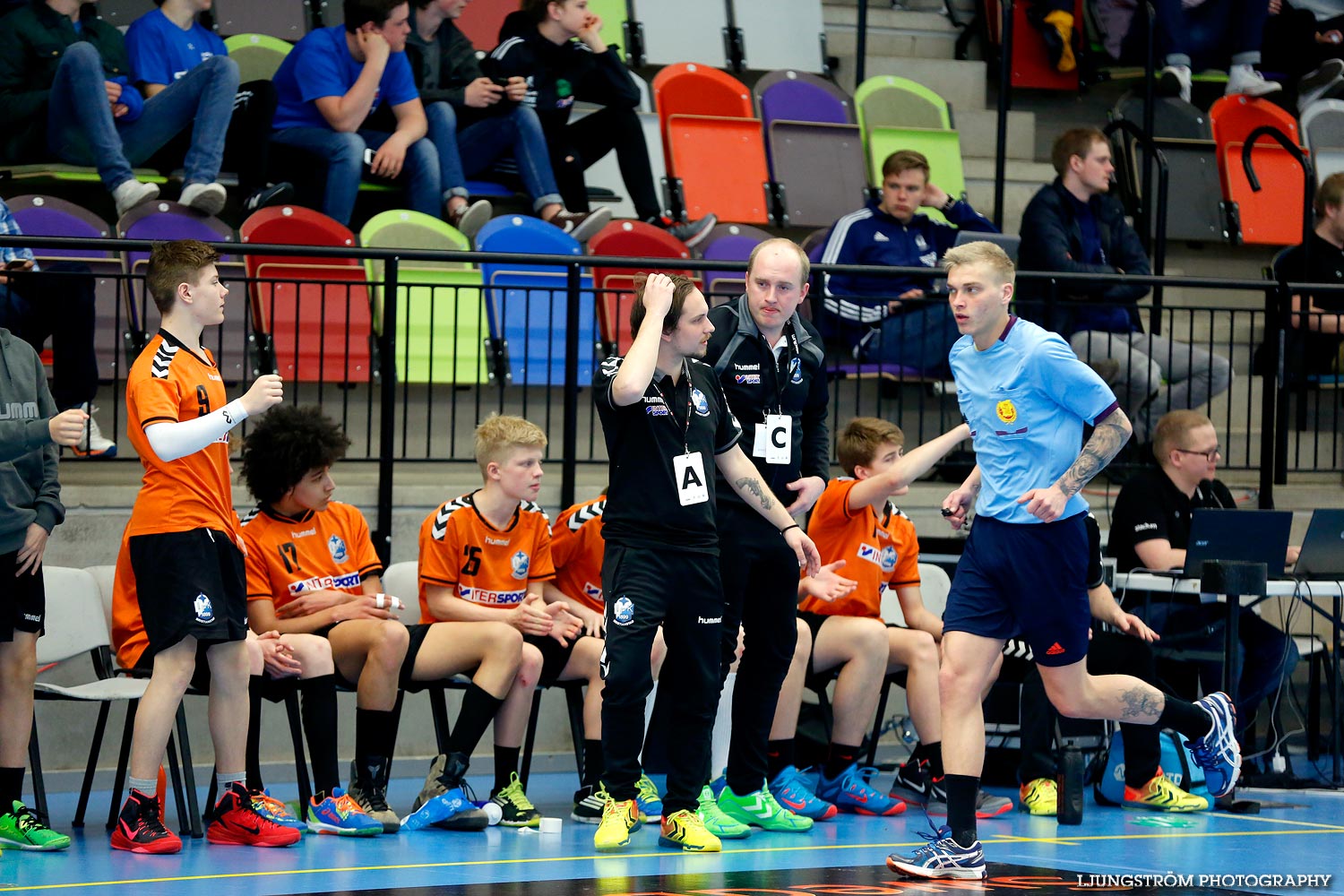 Ungdoms-SM Steg 5 Pojkar B SM-FINAL IFK Kristianstad-IK Sävehof,herr,Idrottshuset,Jönköping,Sverige,USM Steg 5 2015,Ungdoms-SM,2015,112605