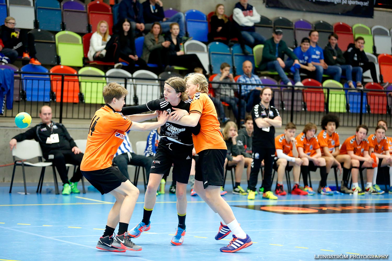 Ungdoms-SM Steg 5 Pojkar B SM-FINAL IFK Kristianstad-IK Sävehof,herr,Idrottshuset,Jönköping,Sverige,USM Steg 5 2015,Ungdoms-SM,2015,112615