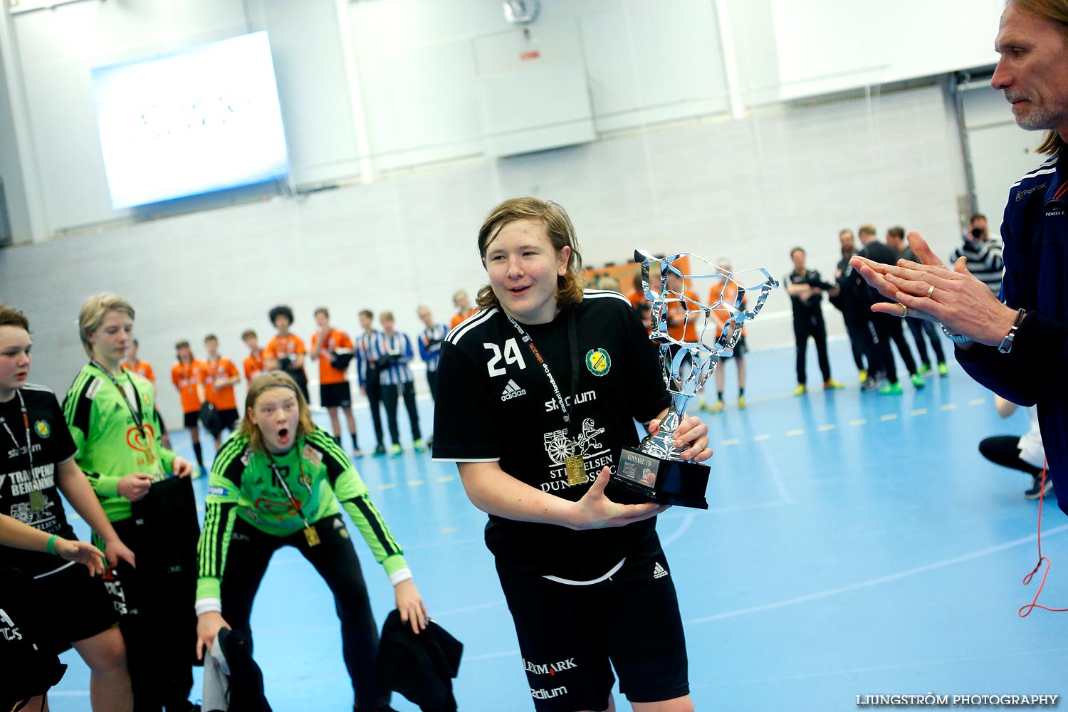 Ungdoms-SM Steg 5 Pojkar B SM-FINAL IFK Kristianstad-IK Sävehof,herr,Idrottshuset,Jönköping,Sverige,USM Steg 5 2015,Ungdoms-SM,2015,112716