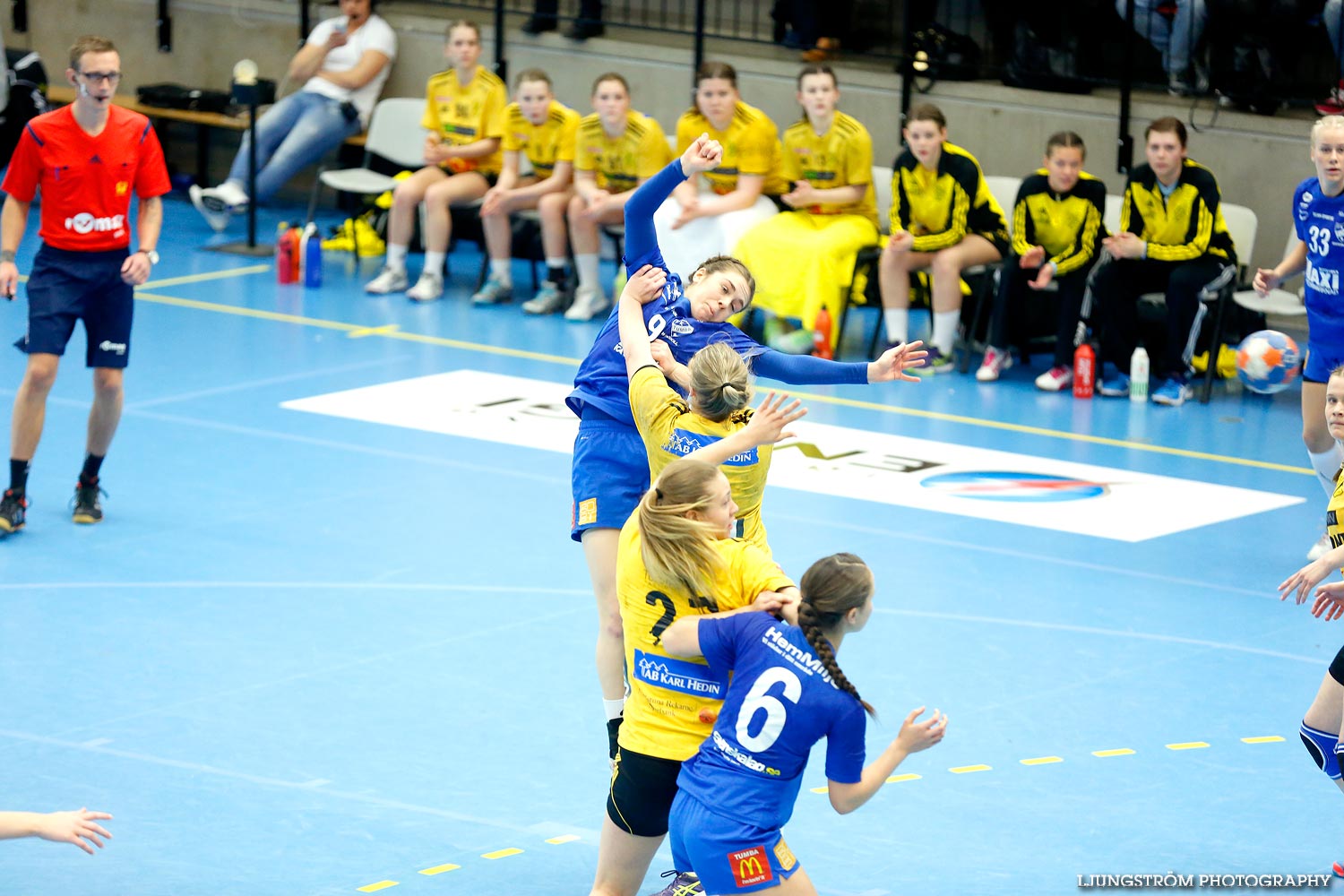 Ungdoms-SM Steg 5 Flickor A SM-FINAL IFK Tumba HK-Gökstens BK,dam,Idrottshuset,Jönköping,Sverige,USM Steg 5 2015,Ungdoms-SM,2015,112740