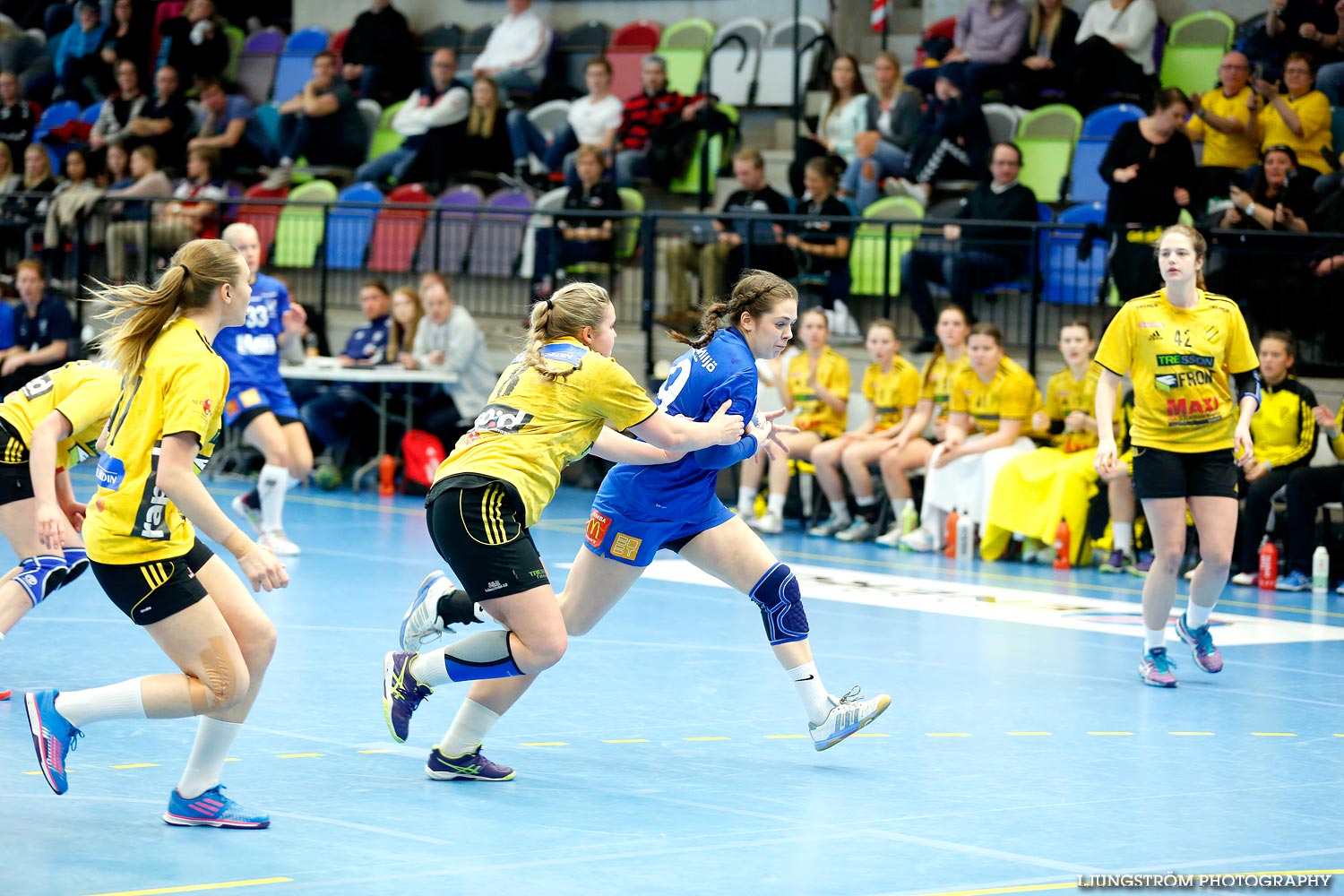 Ungdoms-SM Steg 5 Flickor A SM-FINAL IFK Tumba HK-Gökstens BK,dam,Idrottshuset,Jönköping,Sverige,USM Steg 5 2015,Ungdoms-SM,2015,112764