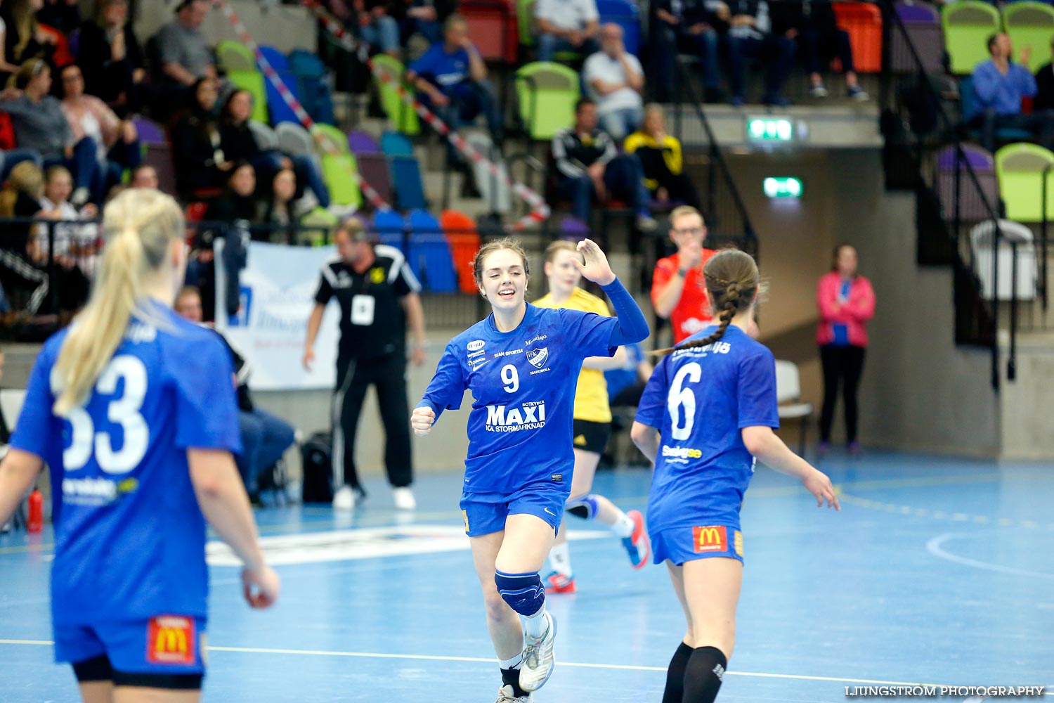 Ungdoms-SM Steg 5 Flickor A SM-FINAL IFK Tumba HK-Gökstens BK,dam,Idrottshuset,Jönköping,Sverige,USM Steg 5 2015,Ungdoms-SM,2015,112811