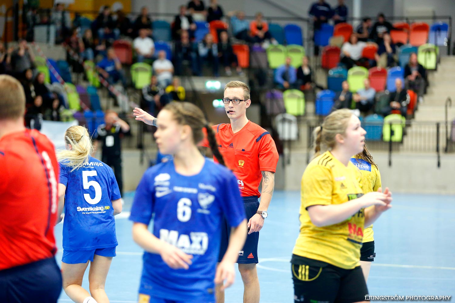 Ungdoms-SM Steg 5 Flickor A SM-FINAL IFK Tumba HK-Gökstens BK,dam,Idrottshuset,Jönköping,Sverige,USM Steg 5 2015,Ungdoms-SM,2015,112828