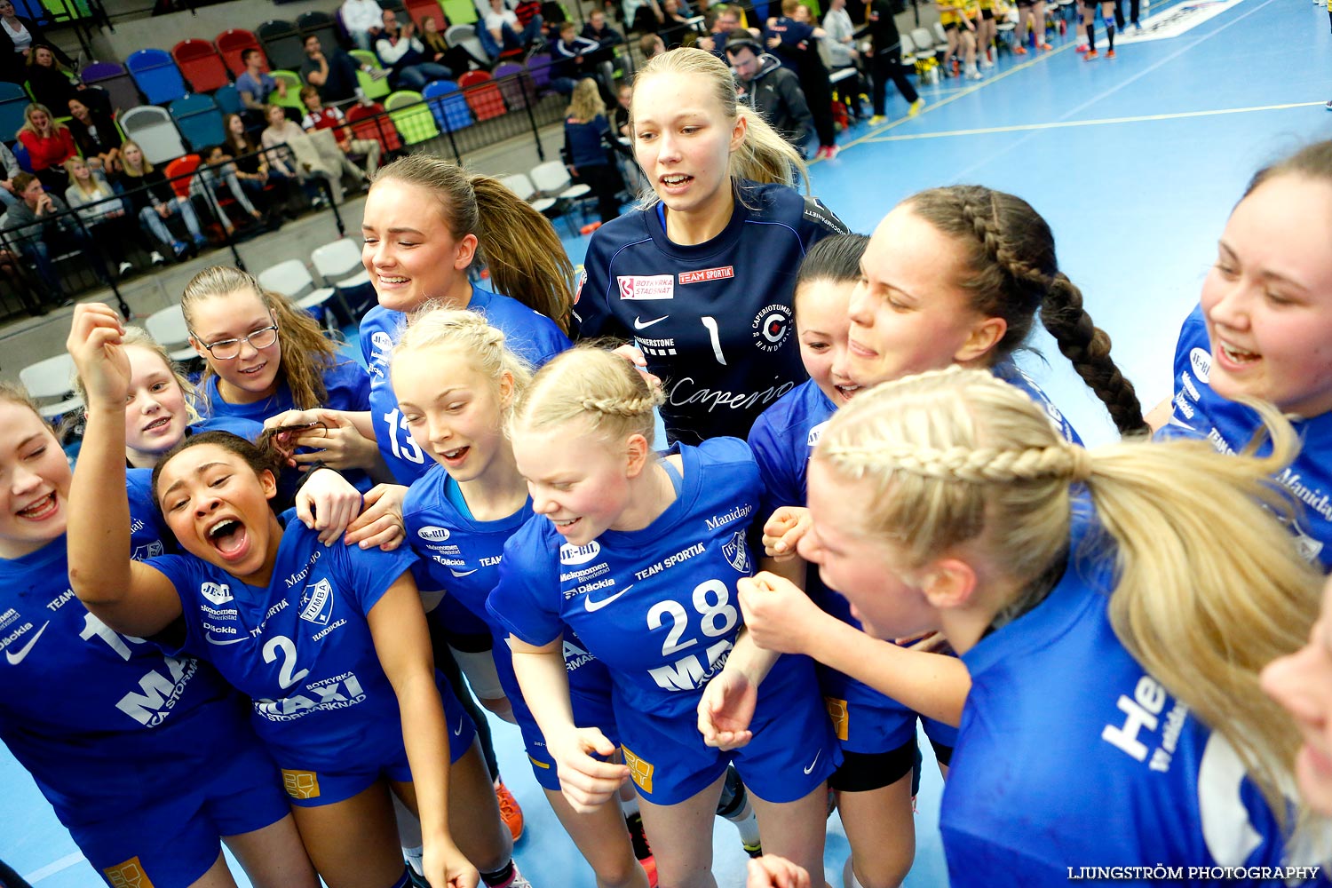 Ungdoms-SM Steg 5 Flickor A SM-FINAL IFK Tumba HK-Gökstens BK,dam,Idrottshuset,Jönköping,Sverige,USM Steg 5 2015,Ungdoms-SM,2015,112946