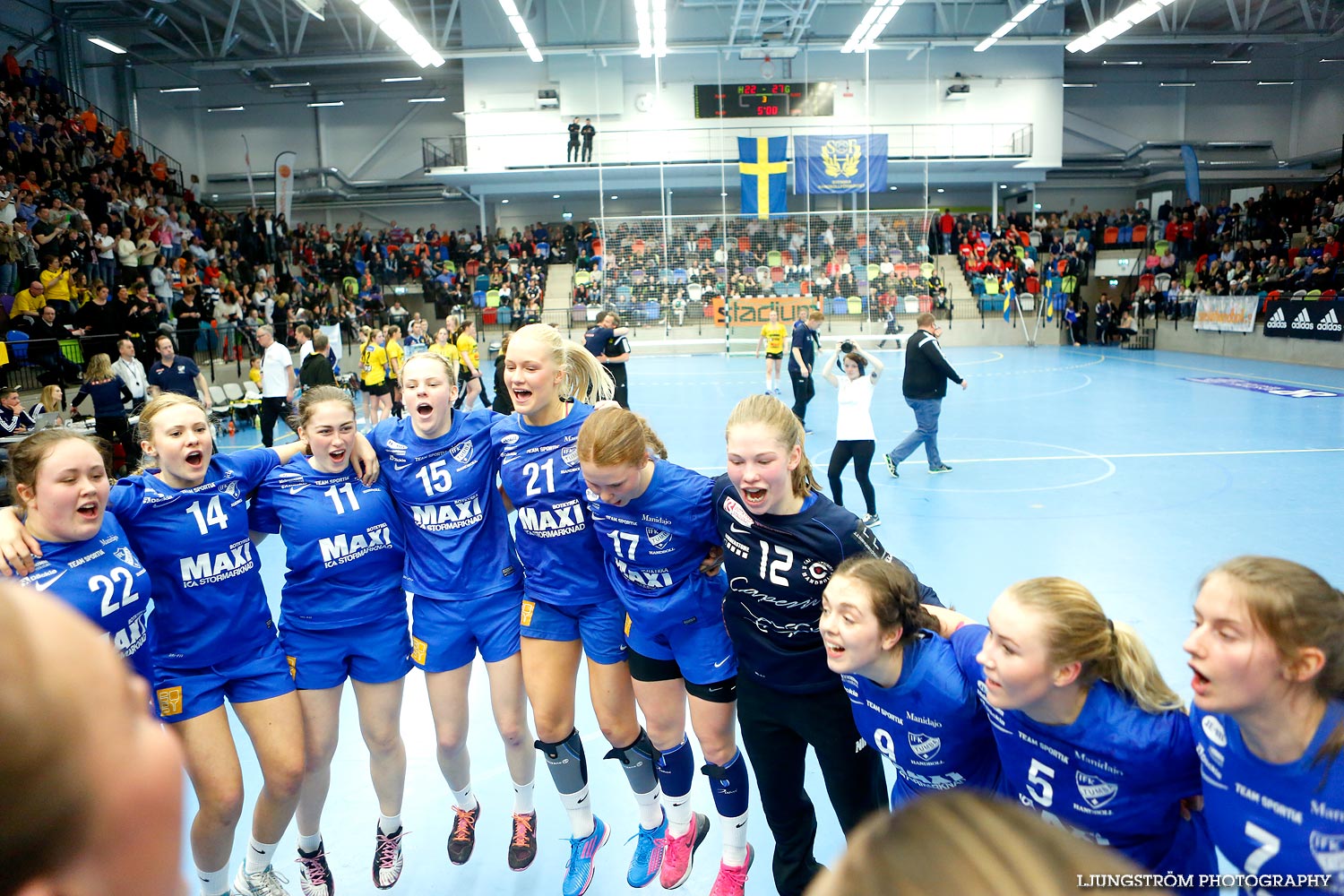 Ungdoms-SM Steg 5 Flickor A SM-FINAL IFK Tumba HK-Gökstens BK,dam,Idrottshuset,Jönköping,Sverige,USM Steg 5 2015,Ungdoms-SM,2015,112960