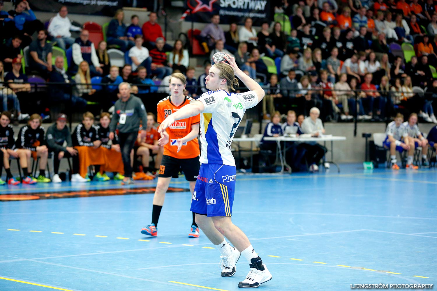 Ungdoms-SM Steg 5 Herrjuniorer SM-FINAL Ystads IF HF-IFK Kristianstad ,herr,Idrottshuset,Jönköping,Sverige,USM Steg 5 2015,Ungdoms-SM,2015,113130