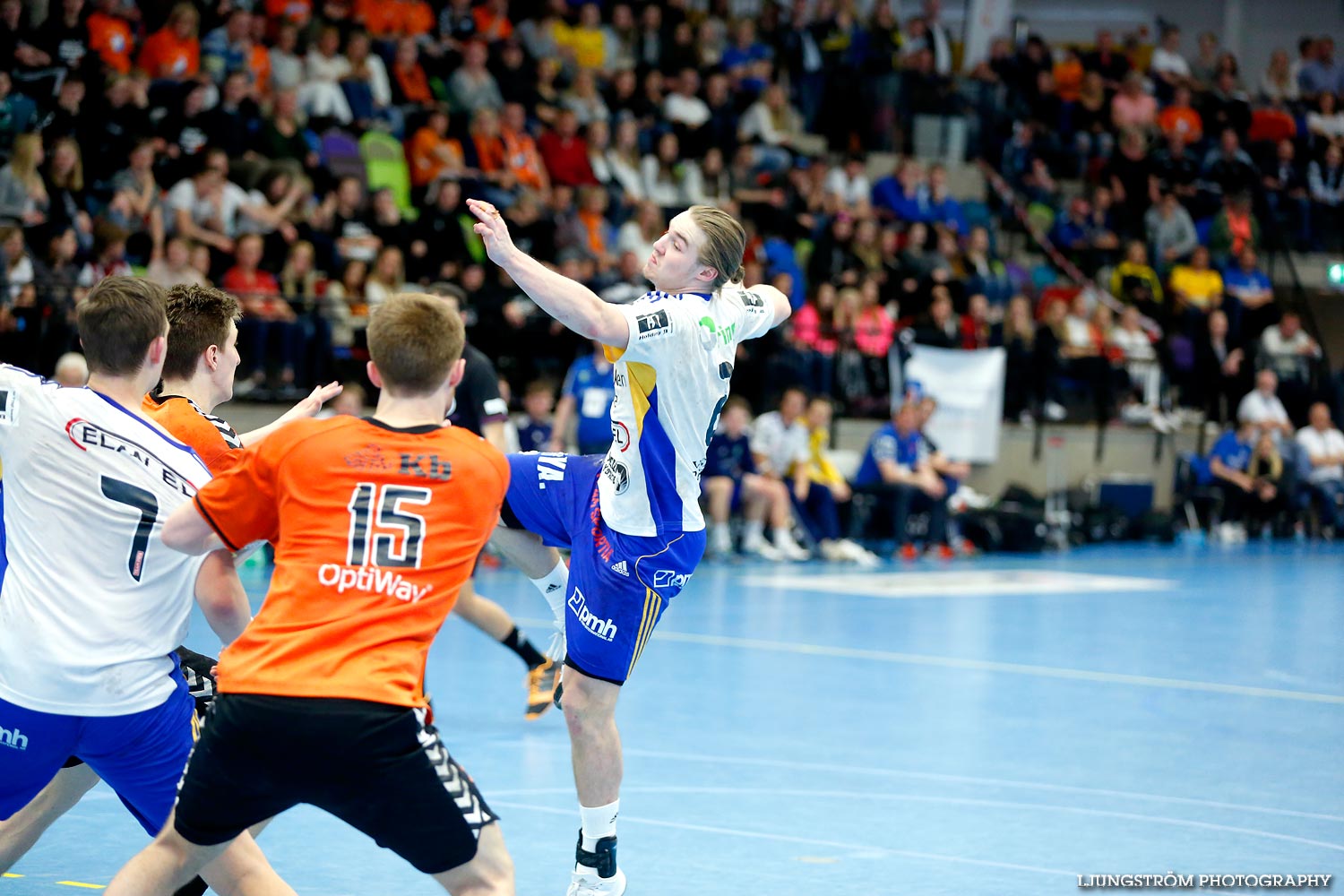 Ungdoms-SM Steg 5 Herrjuniorer SM-FINAL Ystads IF HF-IFK Kristianstad ,herr,Idrottshuset,Jönköping,Sverige,USM Steg 5 2015,Ungdoms-SM,2015,113133