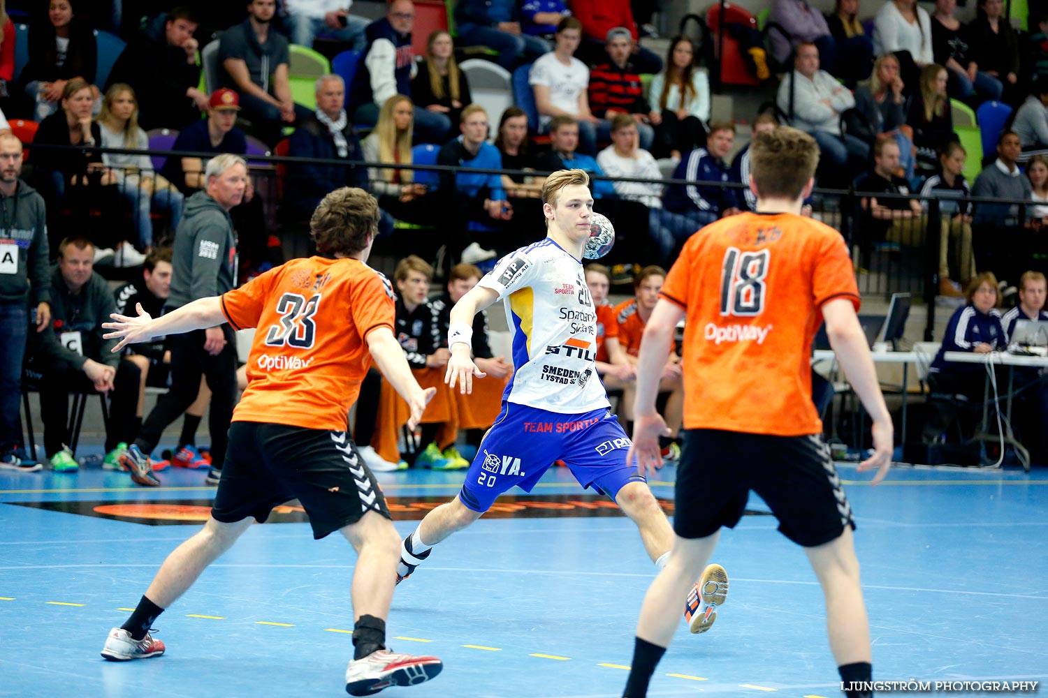 Ungdoms-SM Steg 5 Herrjuniorer SM-FINAL Ystads IF HF-IFK Kristianstad ,herr,Idrottshuset,Jönköping,Sverige,USM Steg 5 2015,Ungdoms-SM,2015,113147