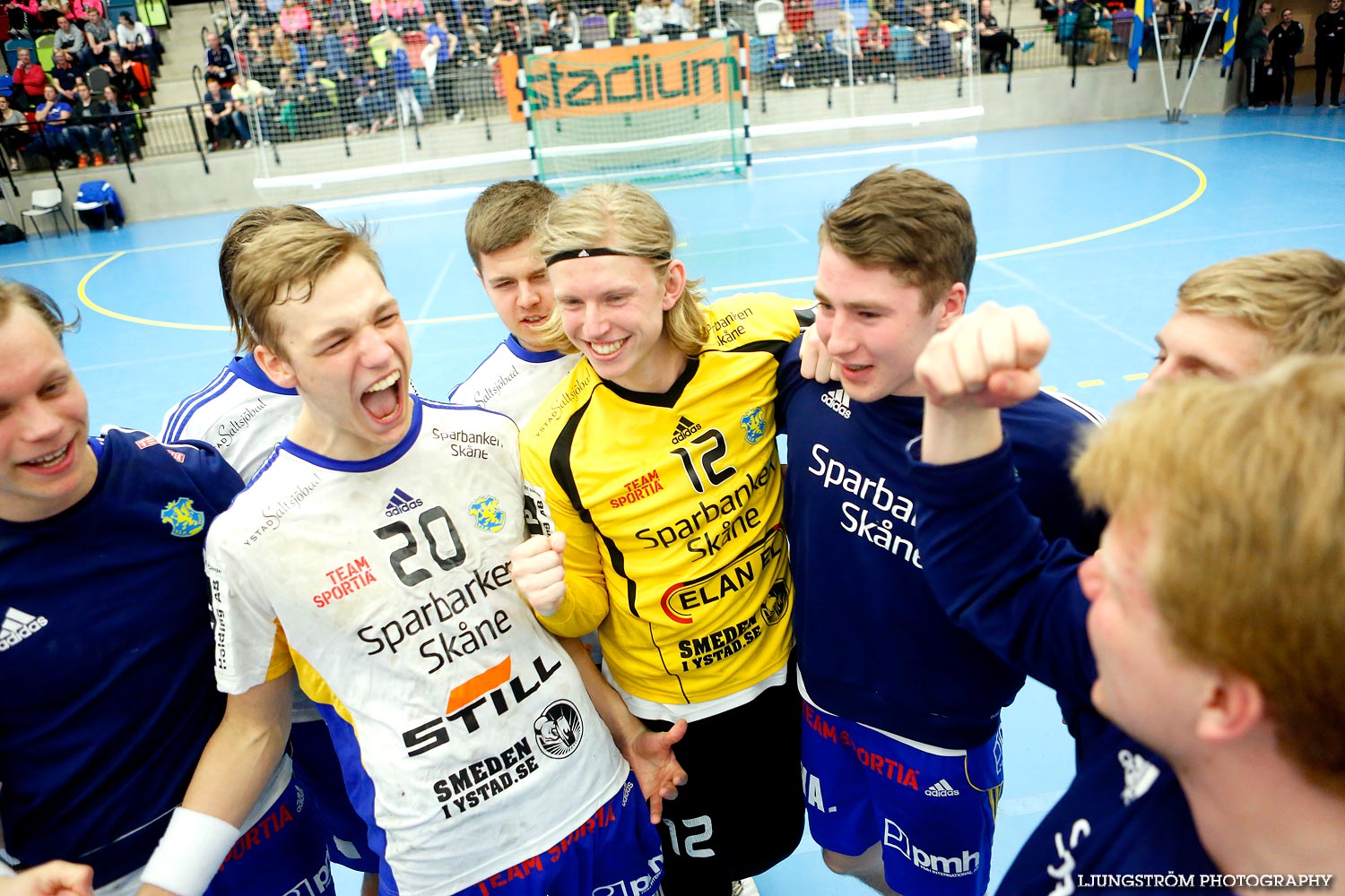 Ungdoms-SM Steg 5 Herrjuniorer SM-FINAL Ystads IF HF-IFK Kristianstad ,herr,Idrottshuset,Jönköping,Sverige,USM Steg 5 2015,Ungdoms-SM,2015,113211