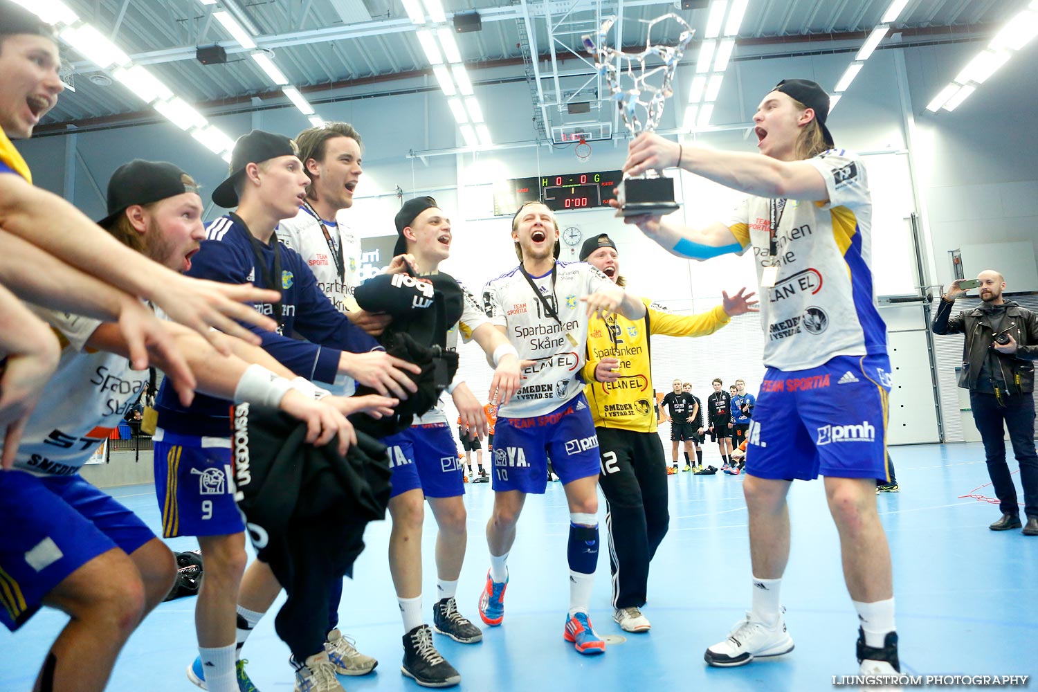 Ungdoms-SM Steg 5 Herrjuniorer SM-FINAL Ystads IF HF-IFK Kristianstad ,herr,Idrottshuset,Jönköping,Sverige,USM Steg 5 2015,Ungdoms-SM,2015,113247