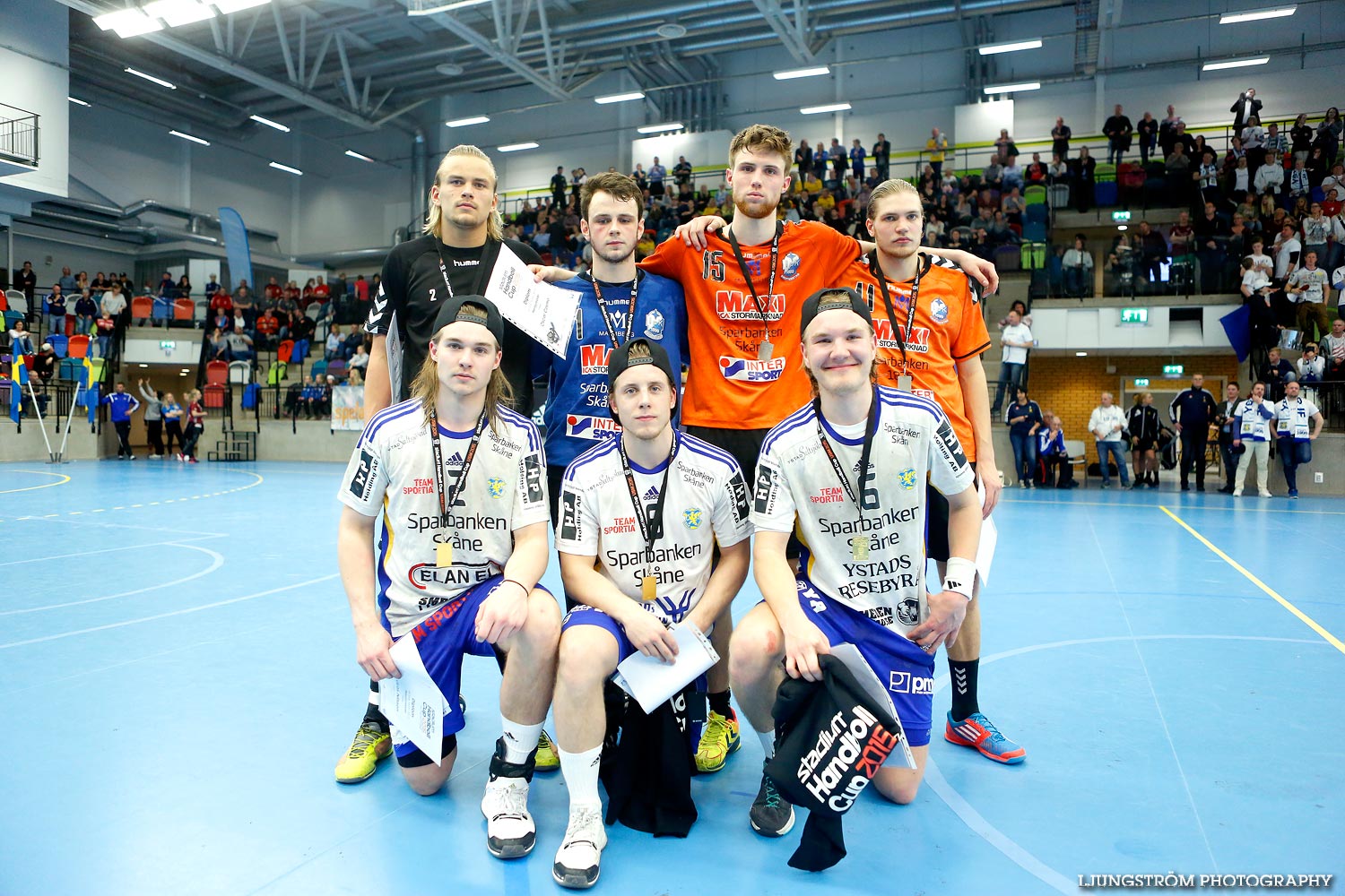 Ungdoms-SM Steg 5 Herrjuniorer SM-FINAL Ystads IF HF-IFK Kristianstad ,herr,Idrottshuset,Jönköping,Sverige,USM Steg 5 2015,Ungdoms-SM,2015,113258