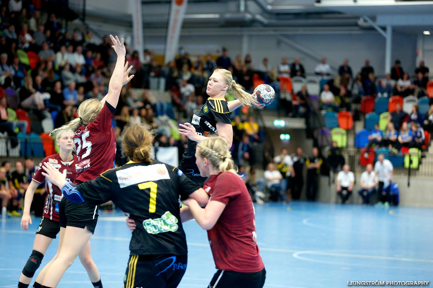 Ungdoms-SM Steg 5 Damjuniorer SM-FINAL IK Sävehof-Lugi HF,dam,Idrottshuset,Jönköping,Sverige,USM Steg 5 2015,Ungdoms-SM,2015,113310