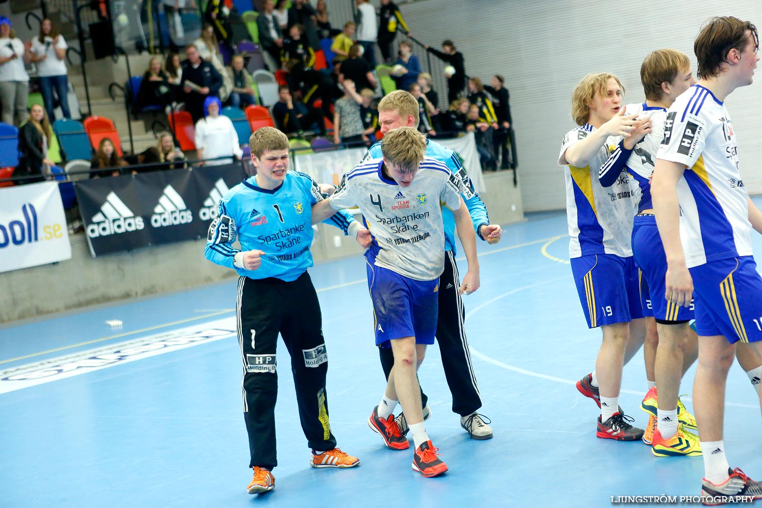 Ungdoms-SM Steg 5 Pojkar A SM-FINAL Ystads IF HF-IK Sävehof,herr,Idrottshuset,Jönköping,Sverige,USM Steg 5 2015,Ungdoms-SM,2015,113753