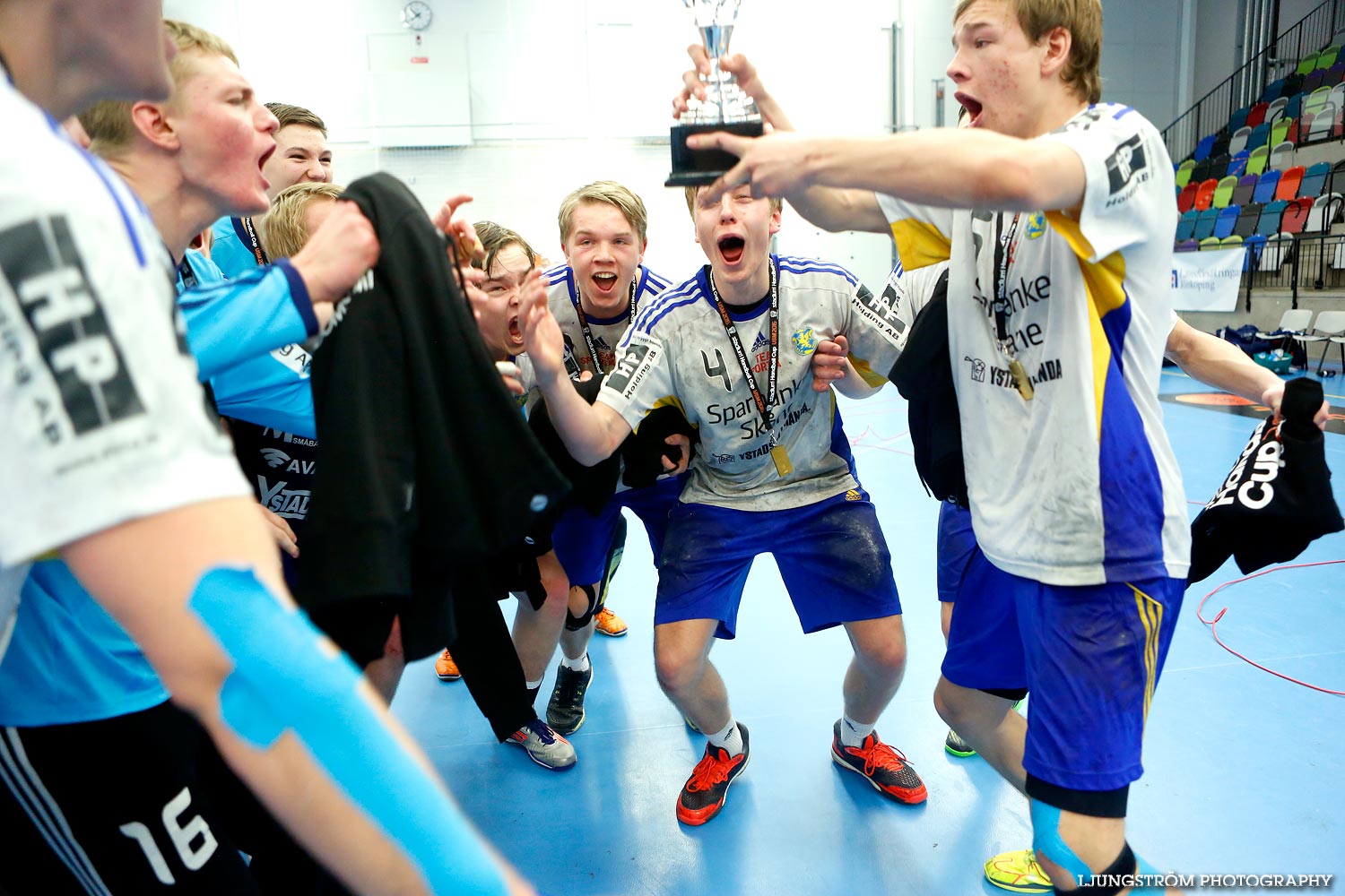 Ungdoms-SM Steg 5 Pojkar A SM-FINAL Ystads IF HF-IK Sävehof,herr,Idrottshuset,Jönköping,Sverige,USM Steg 5 2015,Ungdoms-SM,2015,113783