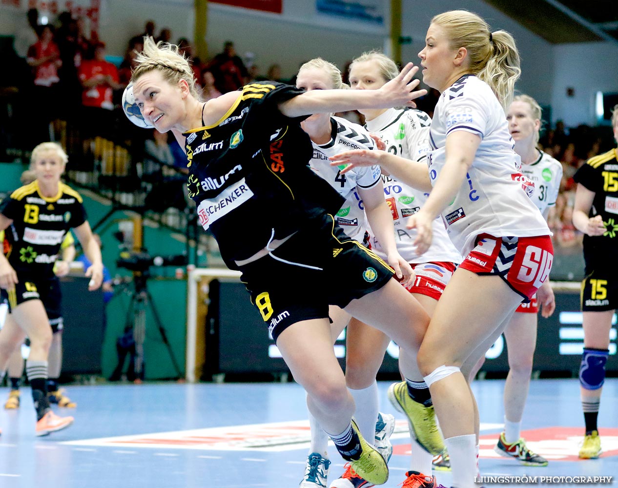 IK Sävehof-Skövde HF 1/2-final 3 34-19,dam,Partillebohallen,Partille,Sverige,Handboll,,2015,116020