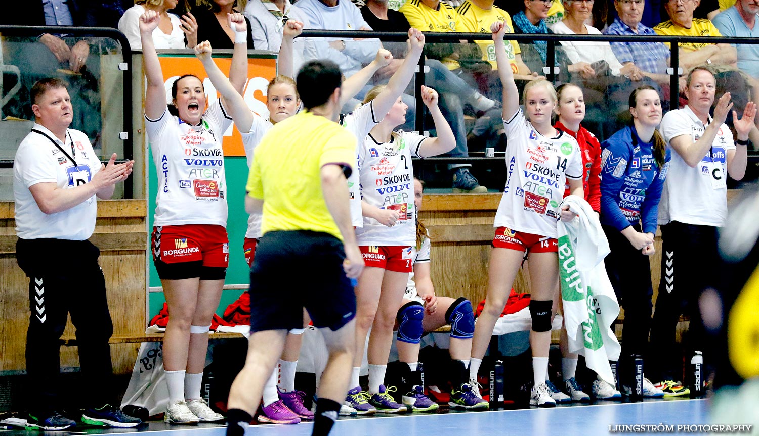 IK Sävehof-Skövde HF 1/2-final 3 34-19,dam,Partillebohallen,Partille,Sverige,Handboll,,2015,116101